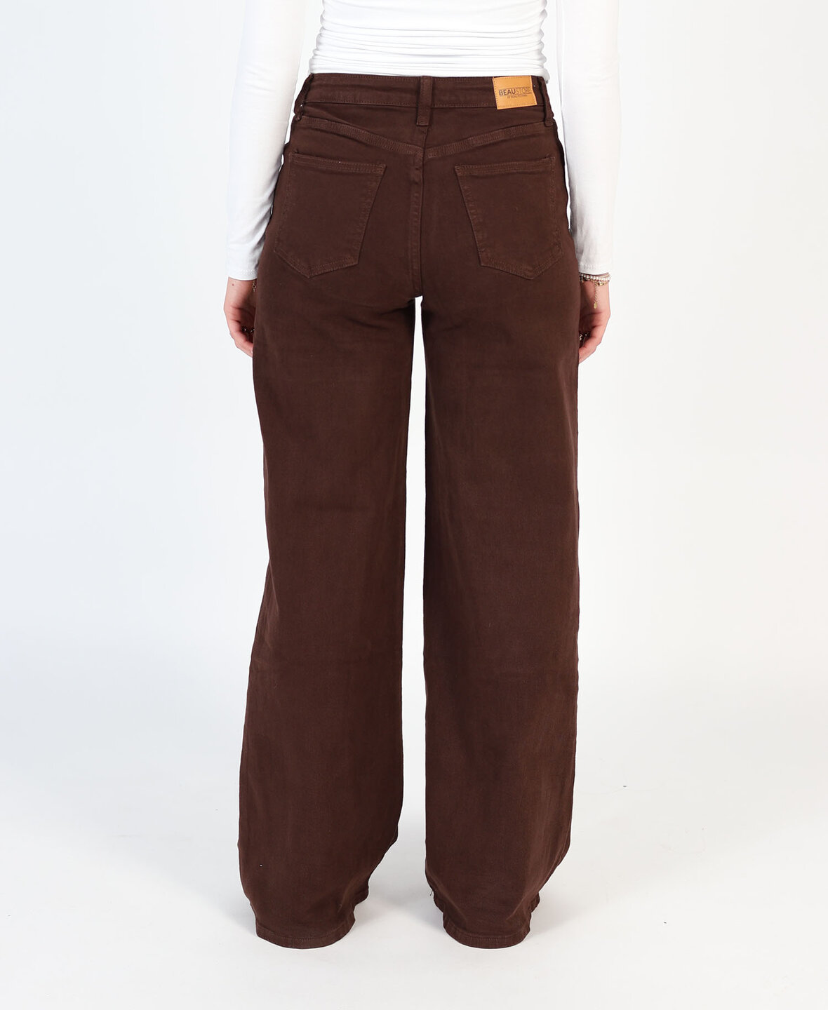 Ultra Wide Leg Jeans 3297-5 Choco (REGULAR) 