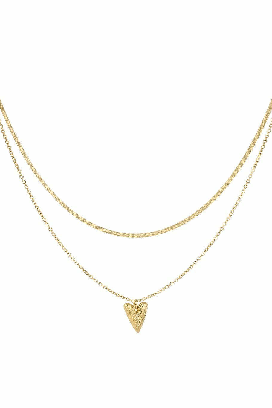 Love On Top Layer Ketting Goud