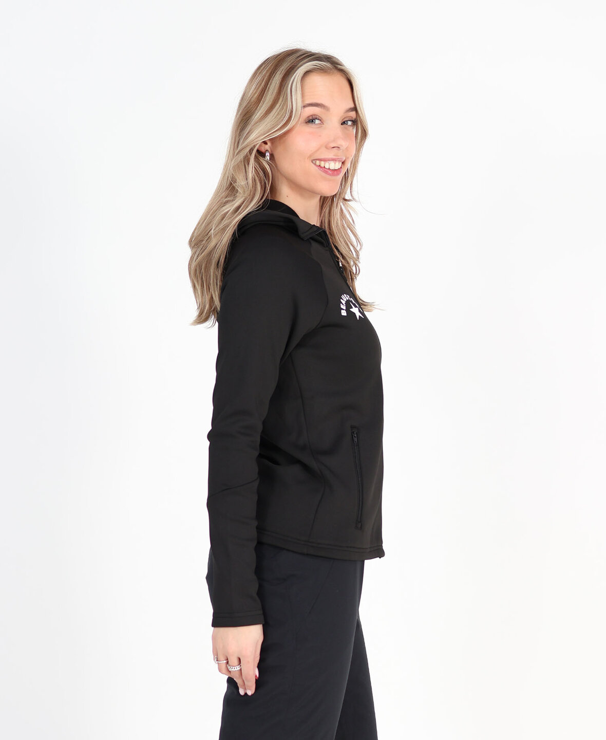 BeauStore Zip Hood Black 