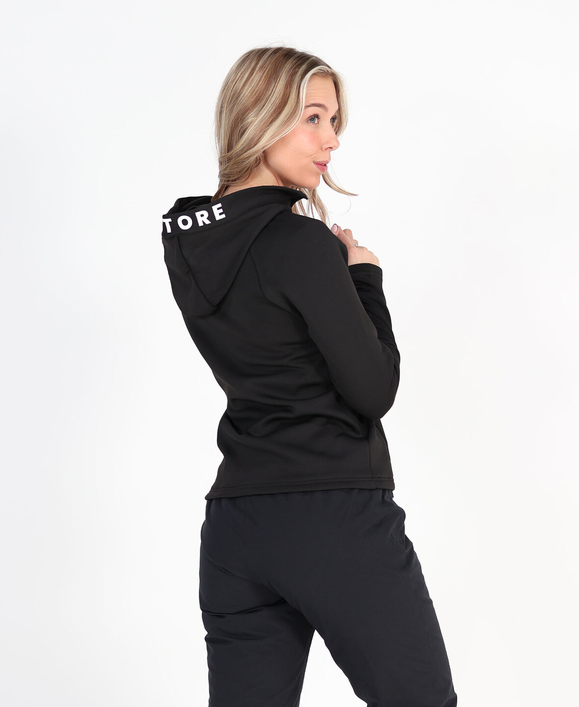 BeauStore Zip Hood Black 