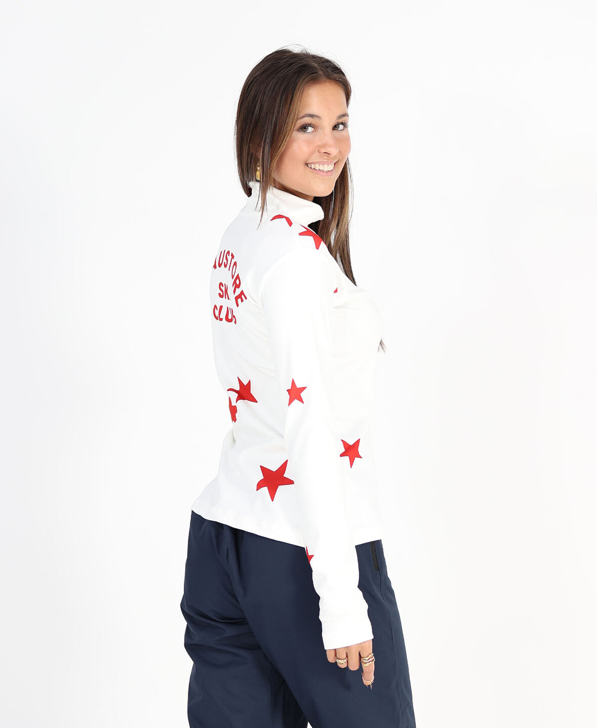 Stars Ski Club Baselayer White
