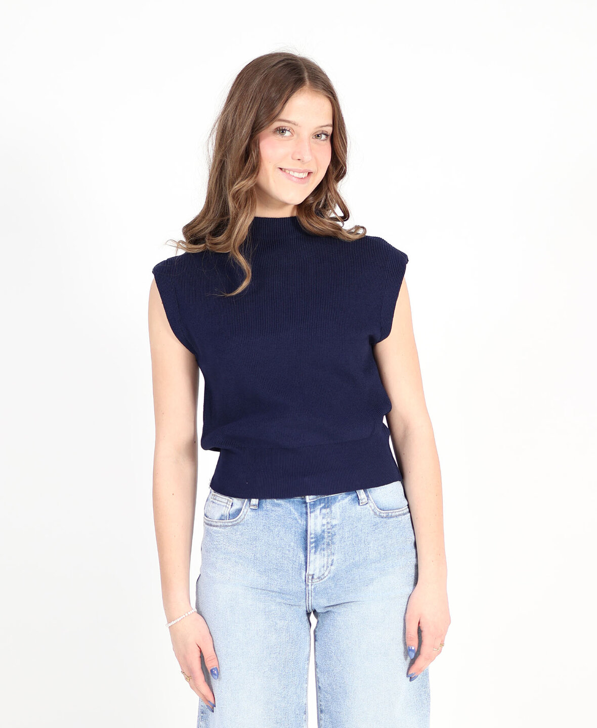 Spencer Top Navy Blue
