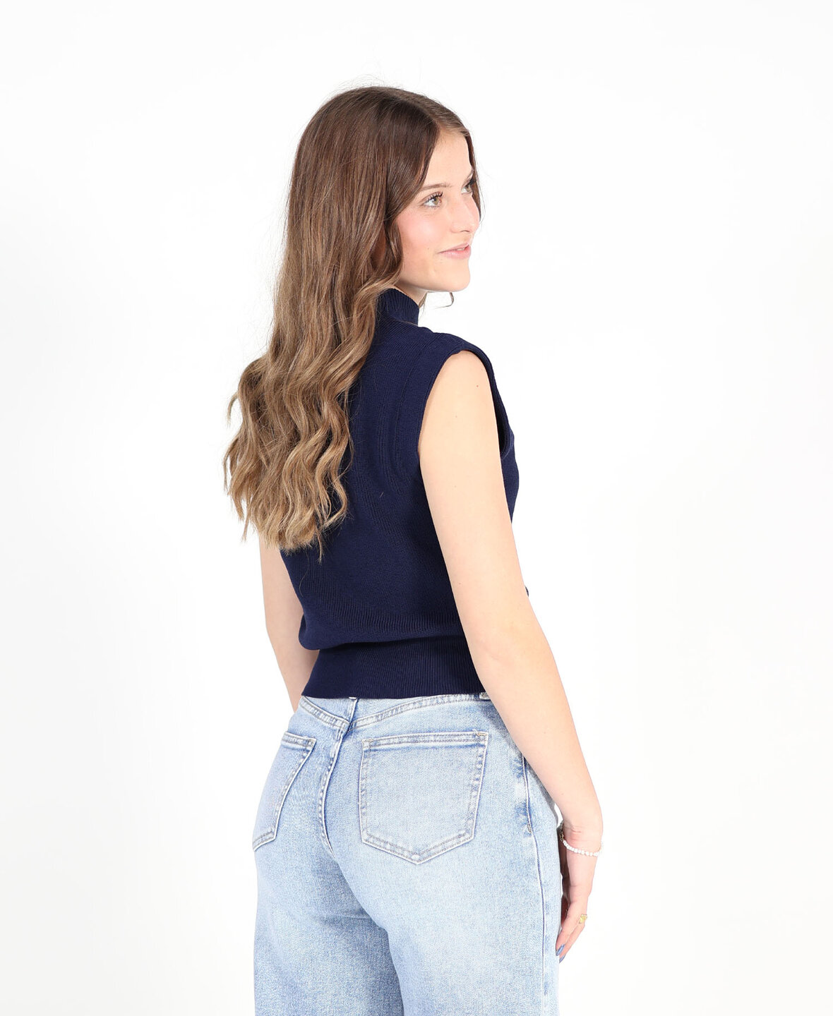 Spencer Top Navy Blue