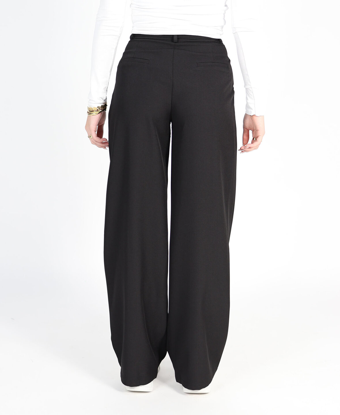 Wide Leg Pantalon Black (REGULAR)