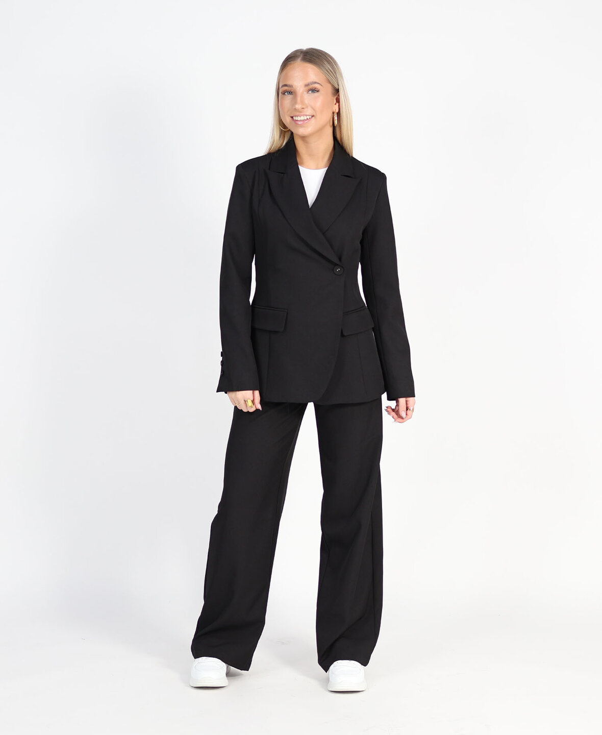 Wide Leg Pantalon Black (REGULAR)