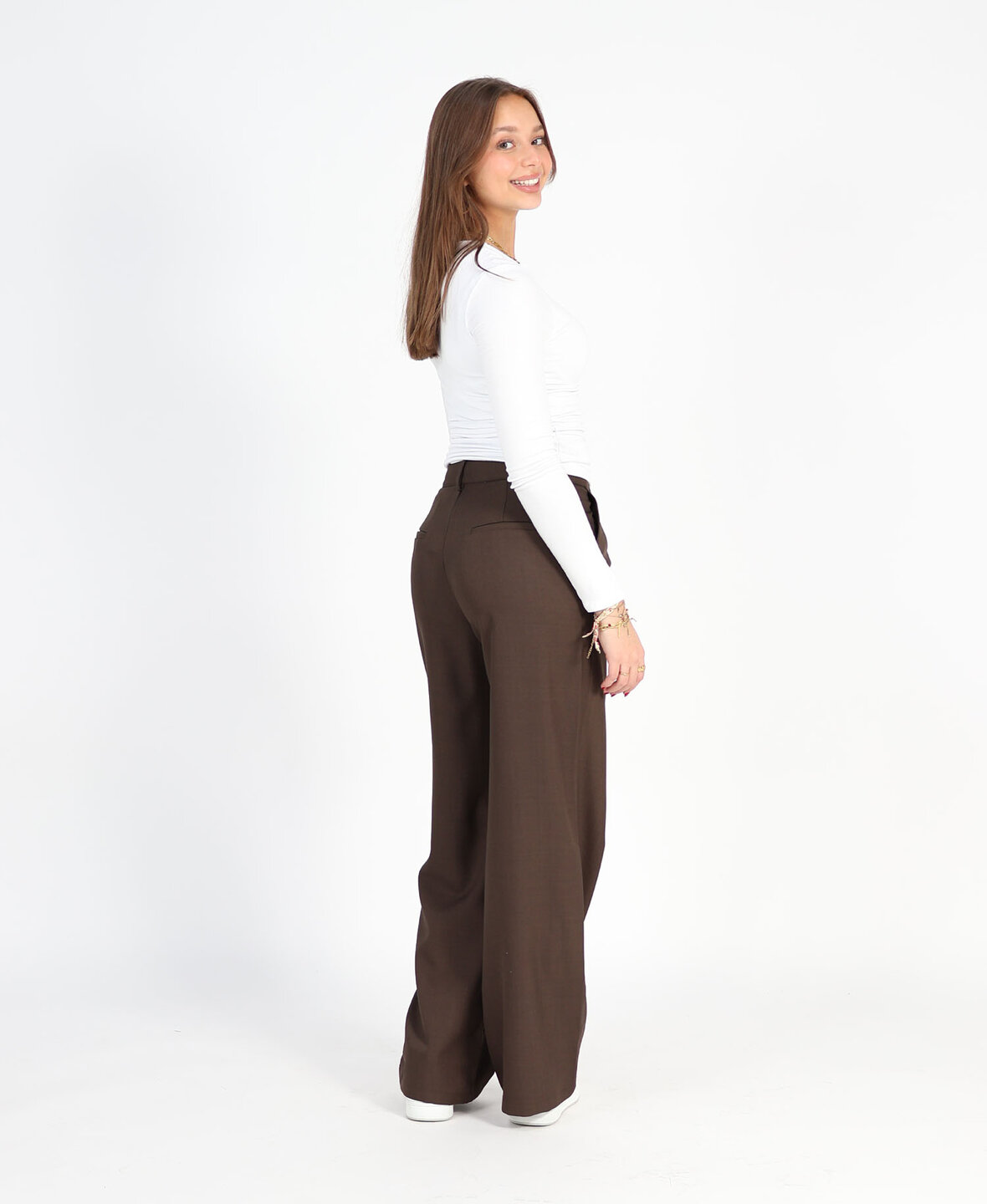 Wide Leg Pantalon Choco (TALL)