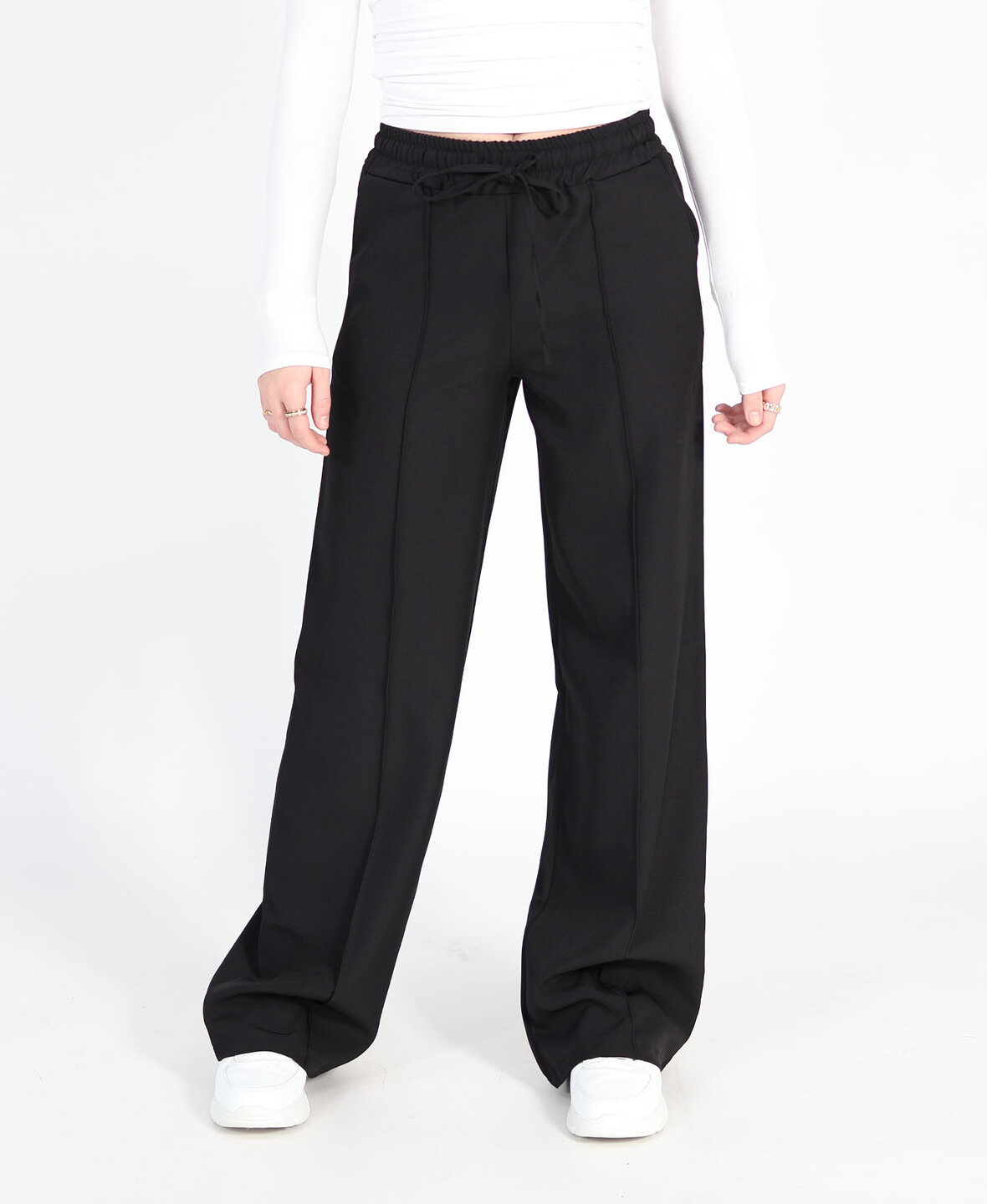 Pressfold Pants Black (TALL)