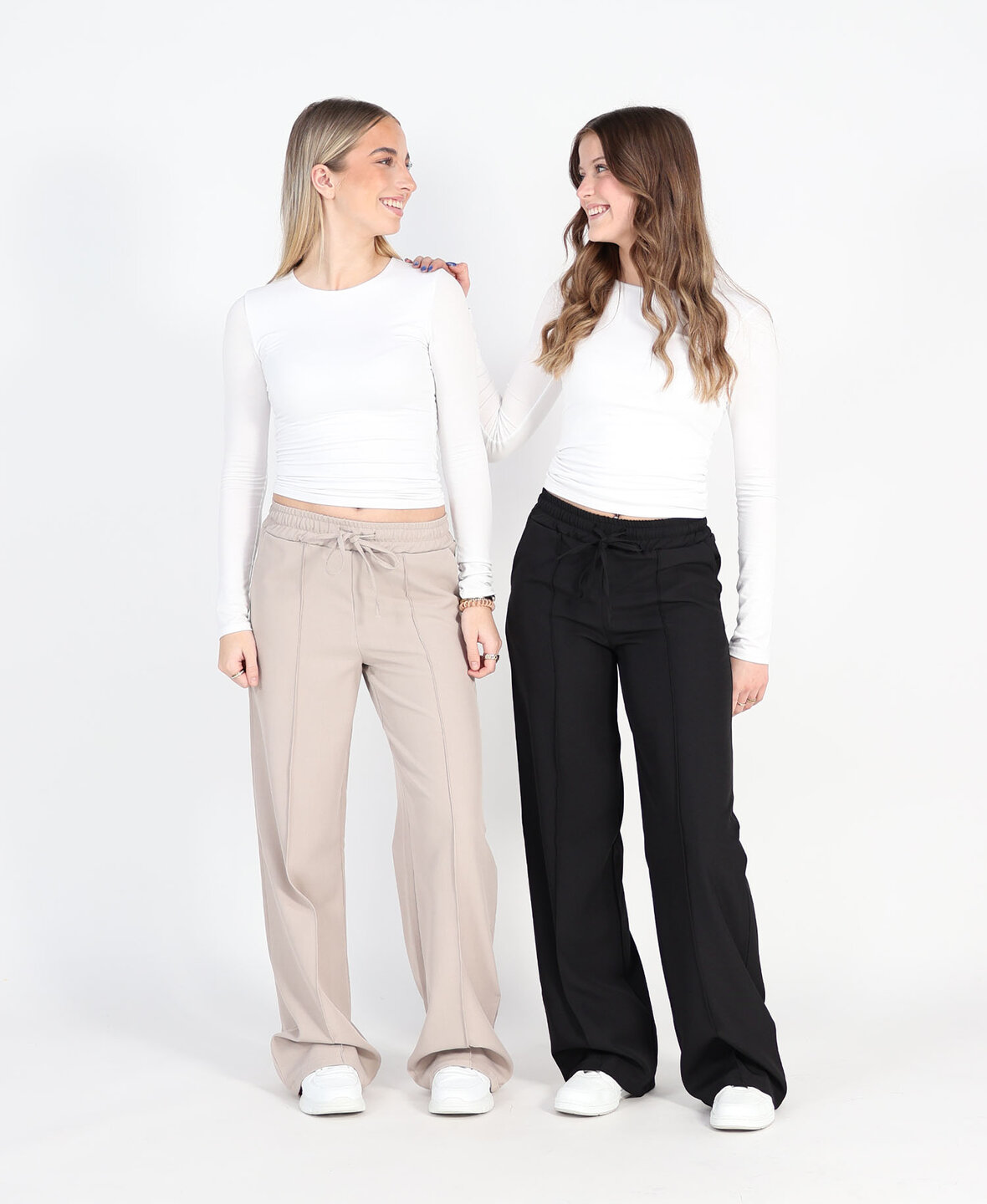 Pressfold Pants Taupe (TALL)