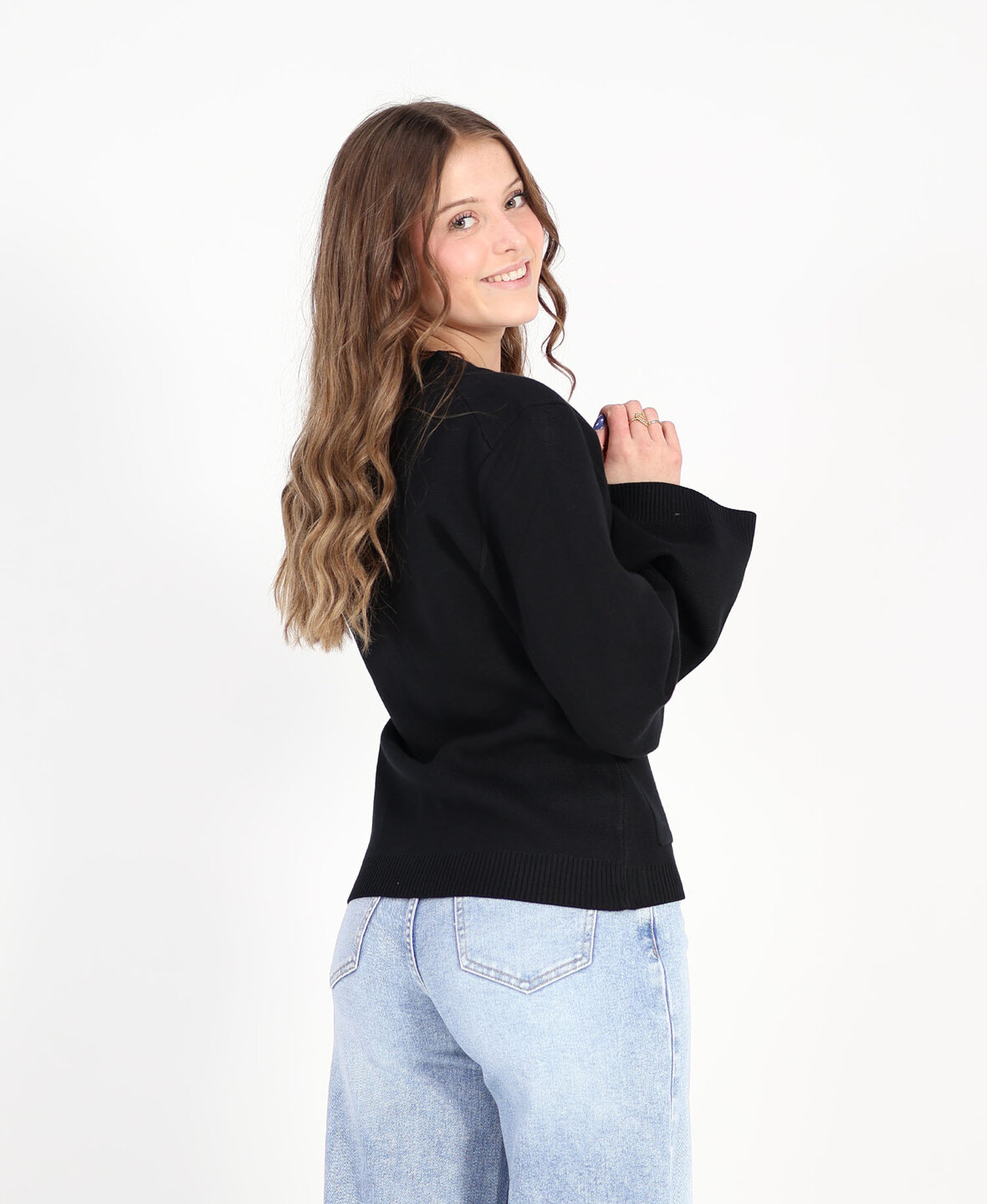 Knitted Cardigan Black