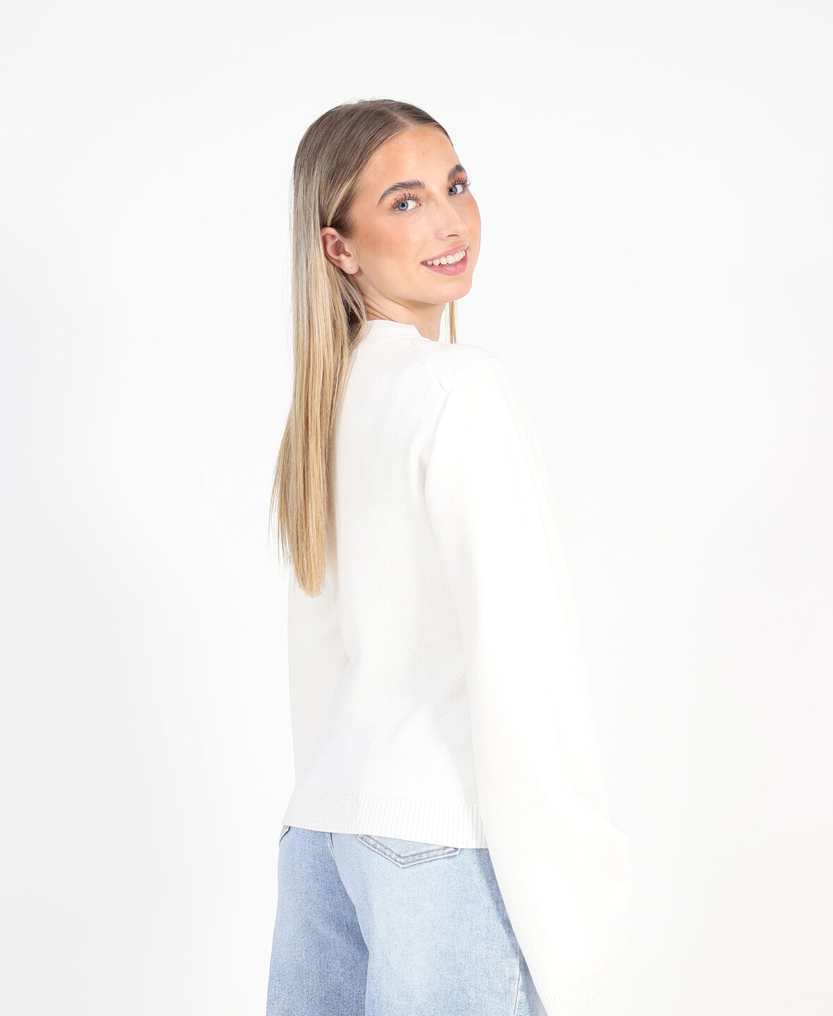 Knitted Cardigan White