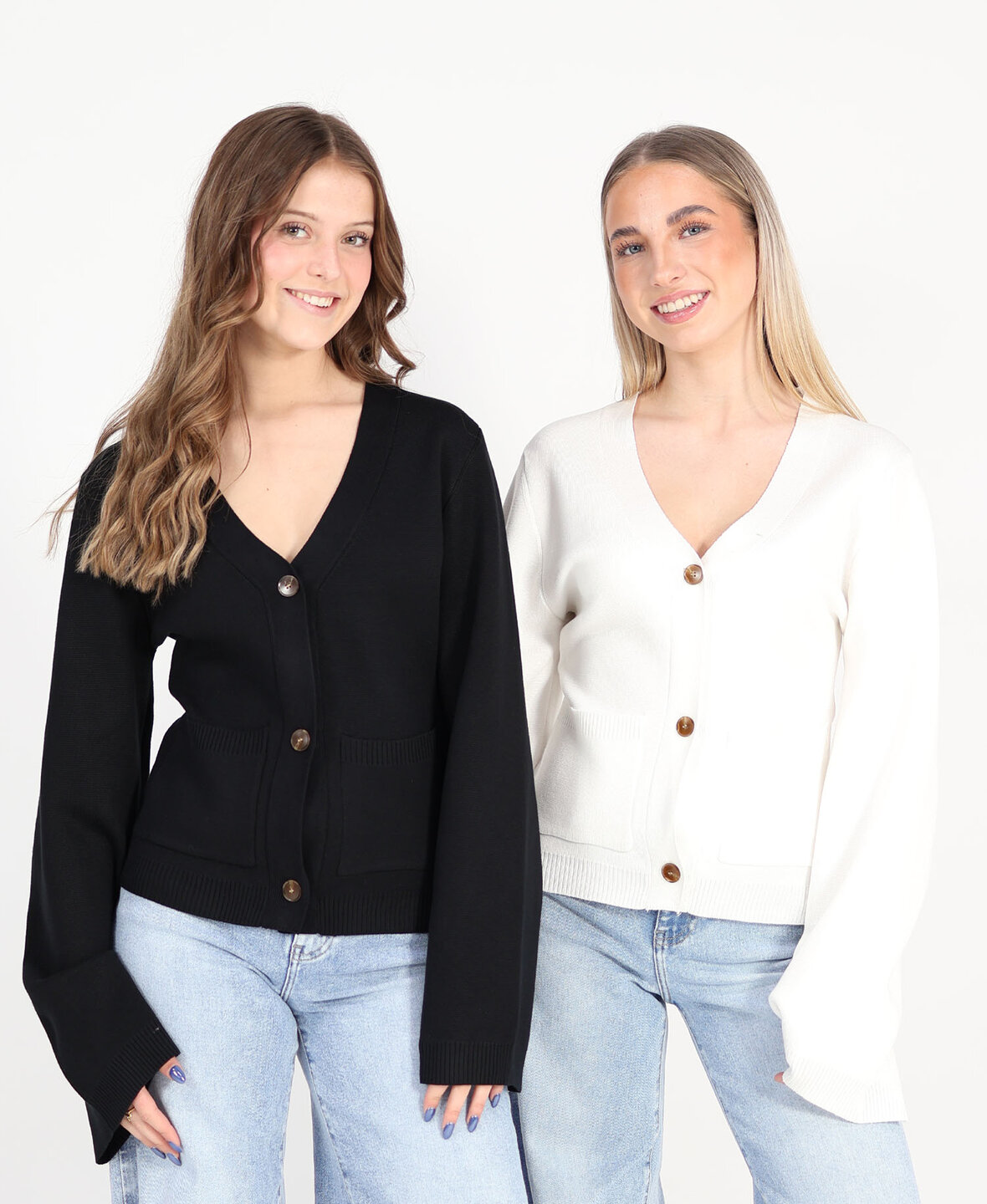 Knitted Cardigan White