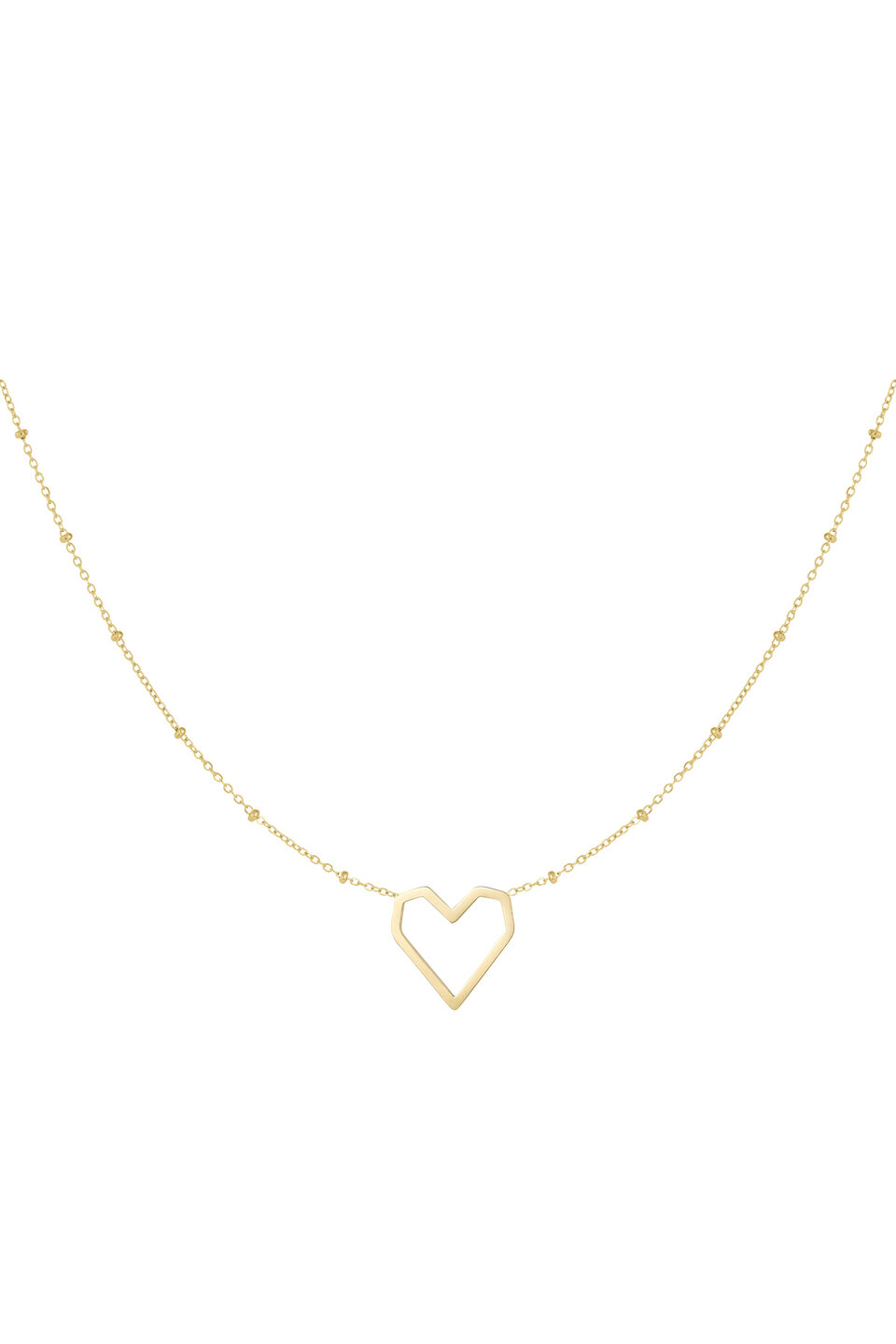Big Heart Ketting Goud