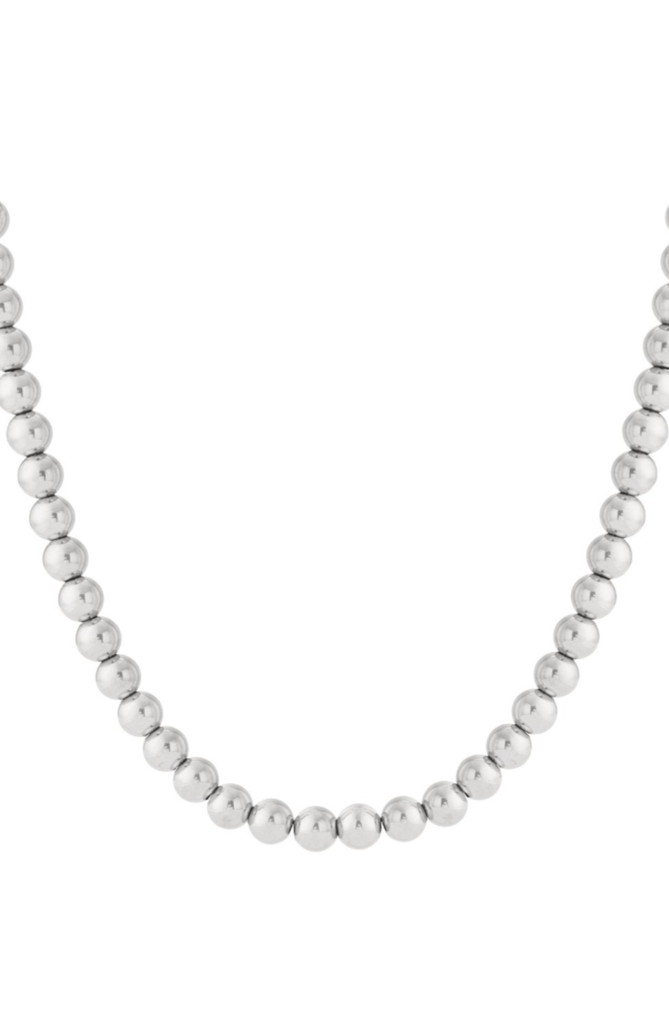 Beaded Ketting Zilver