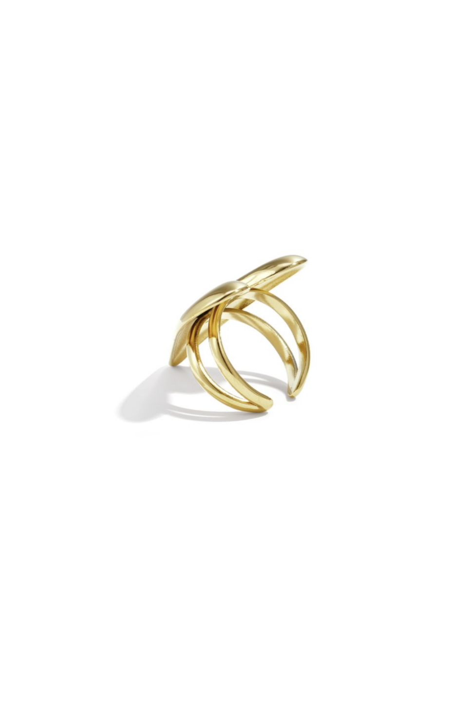 Statement Heart Ring Goud