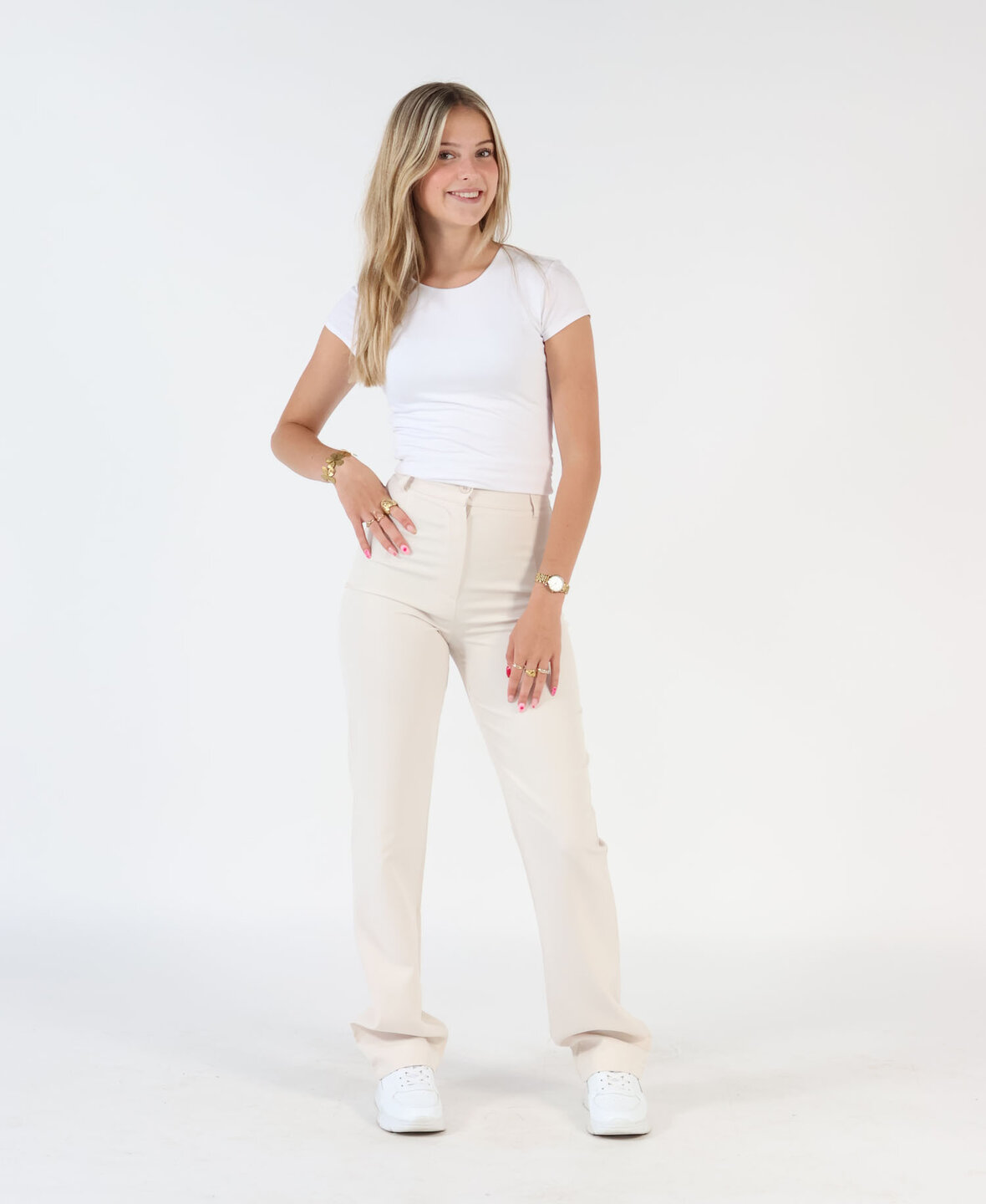 Sanne Pants Beige 