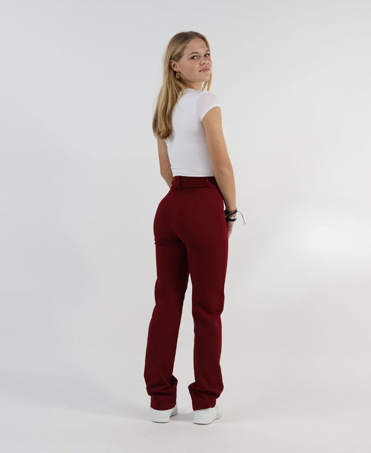 Sanne Pants Burgundy
