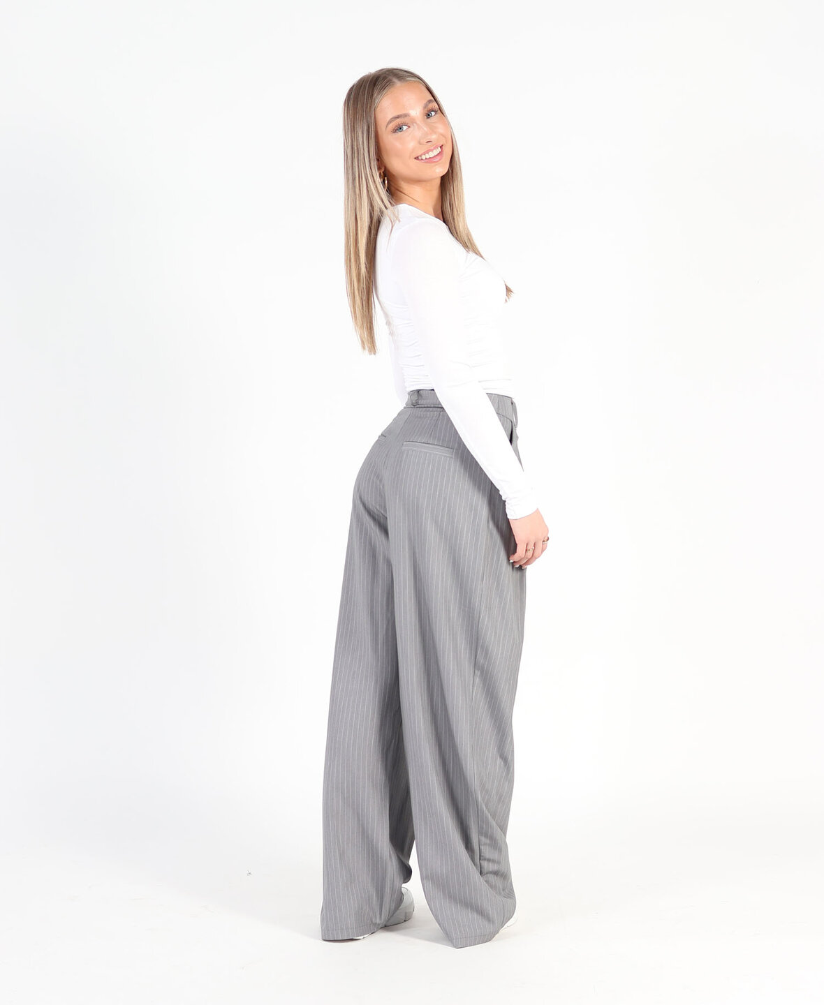 Barrel Pantalon Lightgrey (TALL)