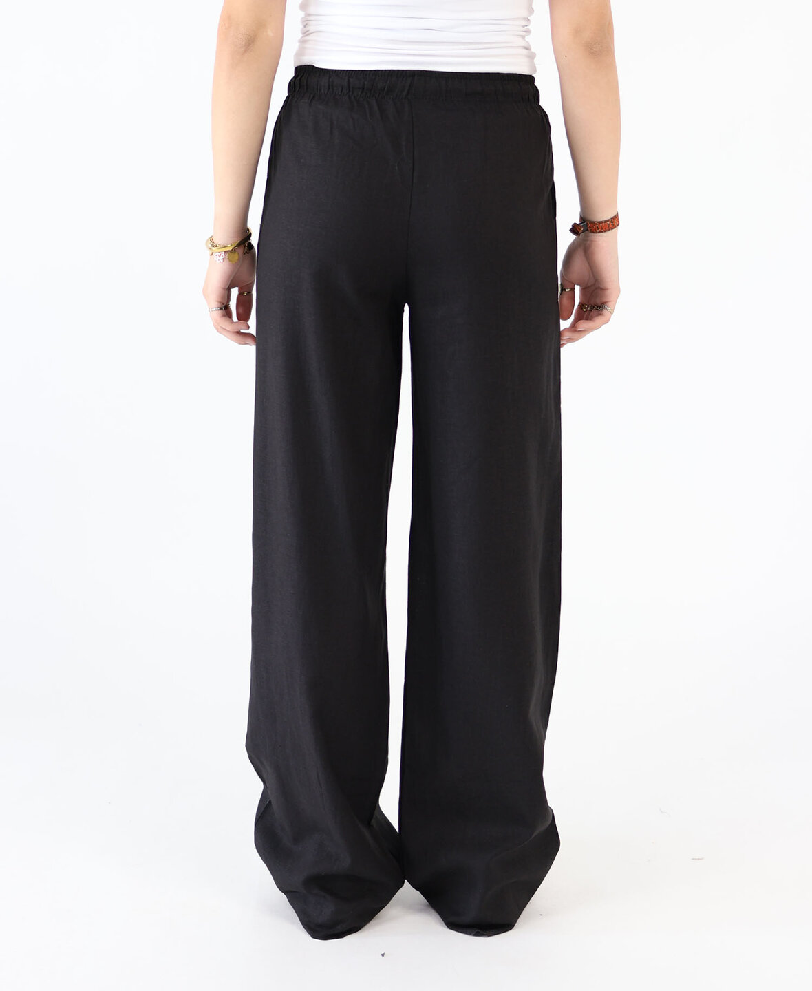 Linnen Pants Black (REGULAR)