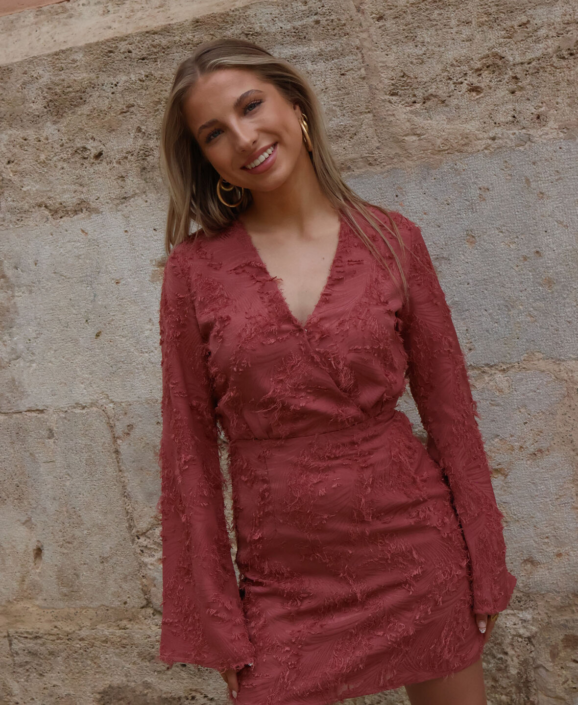 Capri Dress Raspberry