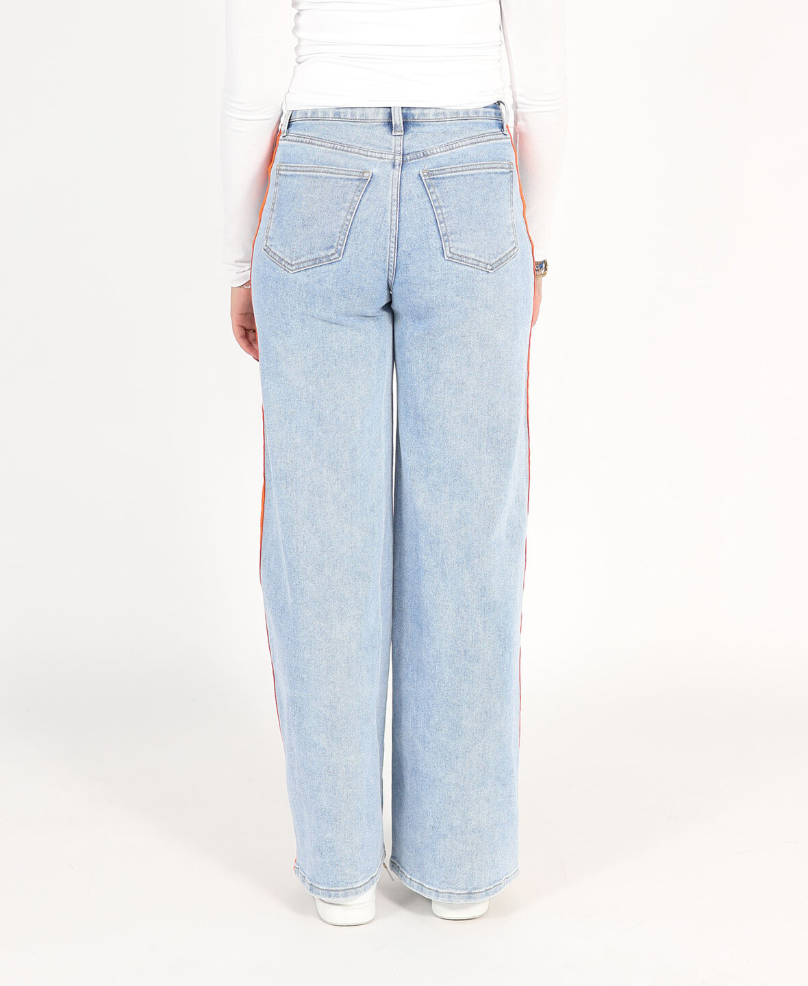 WK Orange Ultra Wide Leg Jeans 3632-1 (REGULAR)