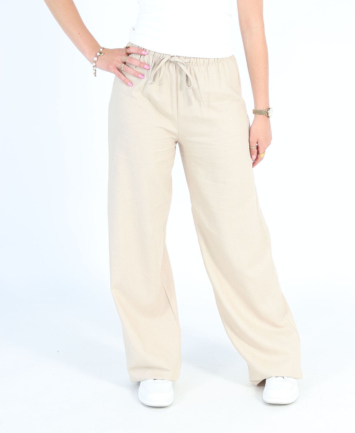 Linnen Pants Beige (TALL)