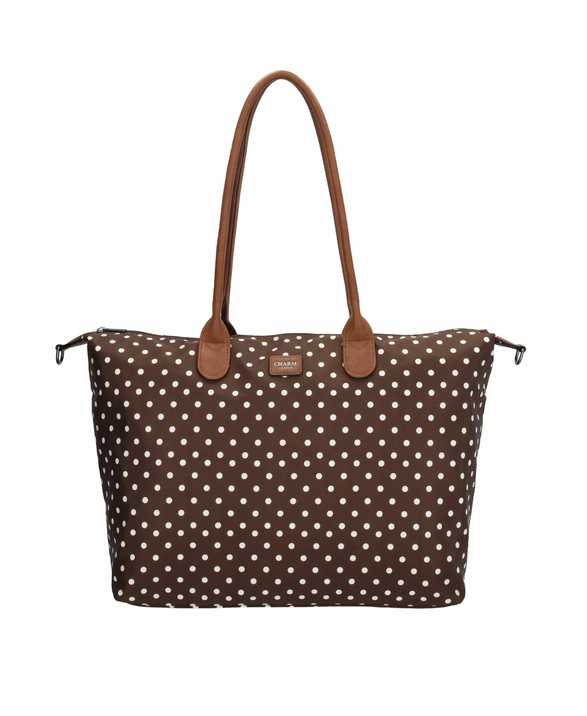 Charm London Buckingham Laptopbag Polkadot Choco