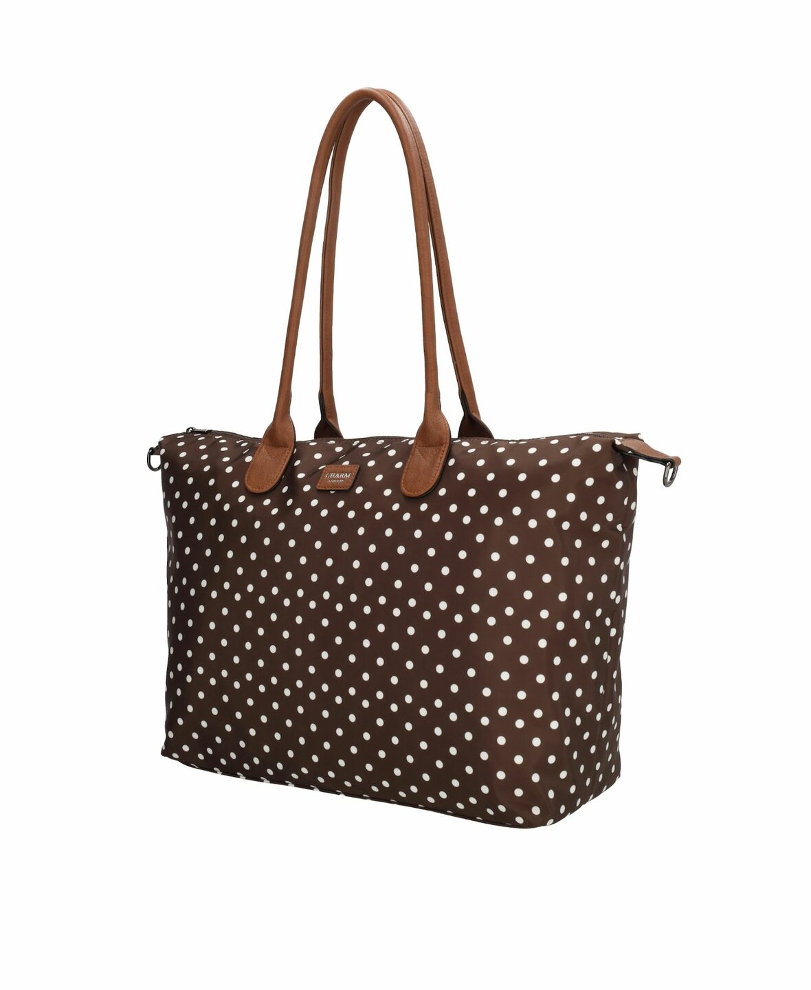 Charm London Buckingham Laptopbag Polkadot Choco
