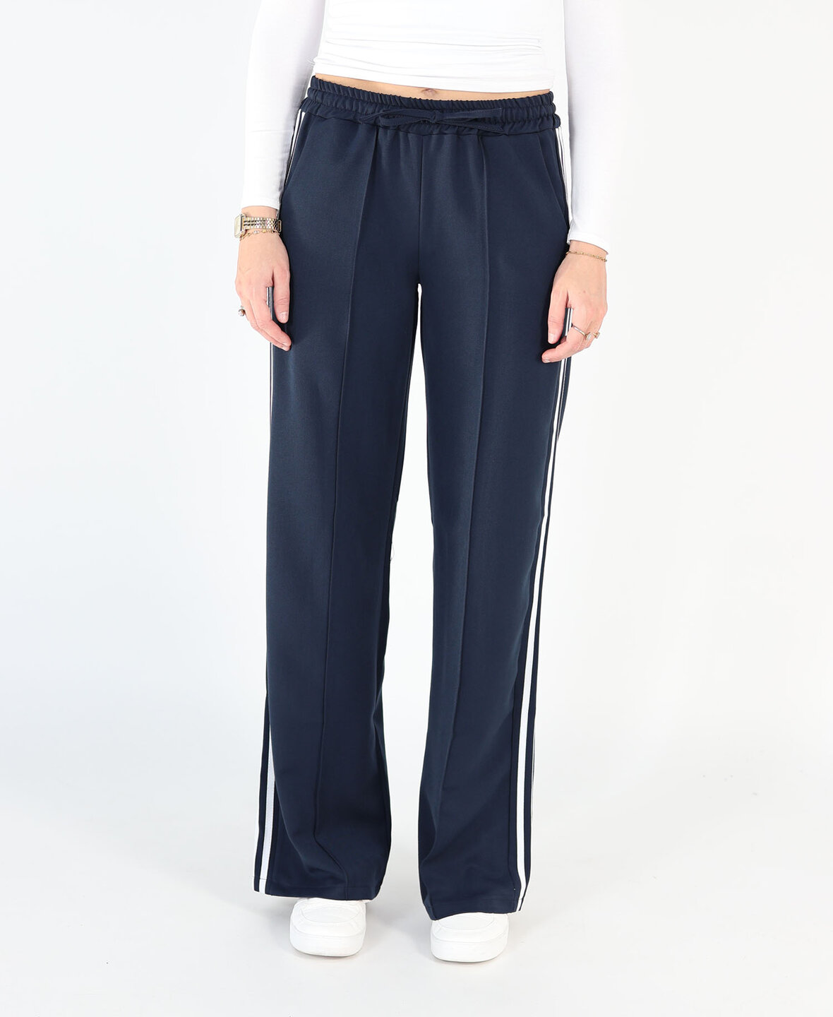 Striped Trackpants Navy Blue (TALL)