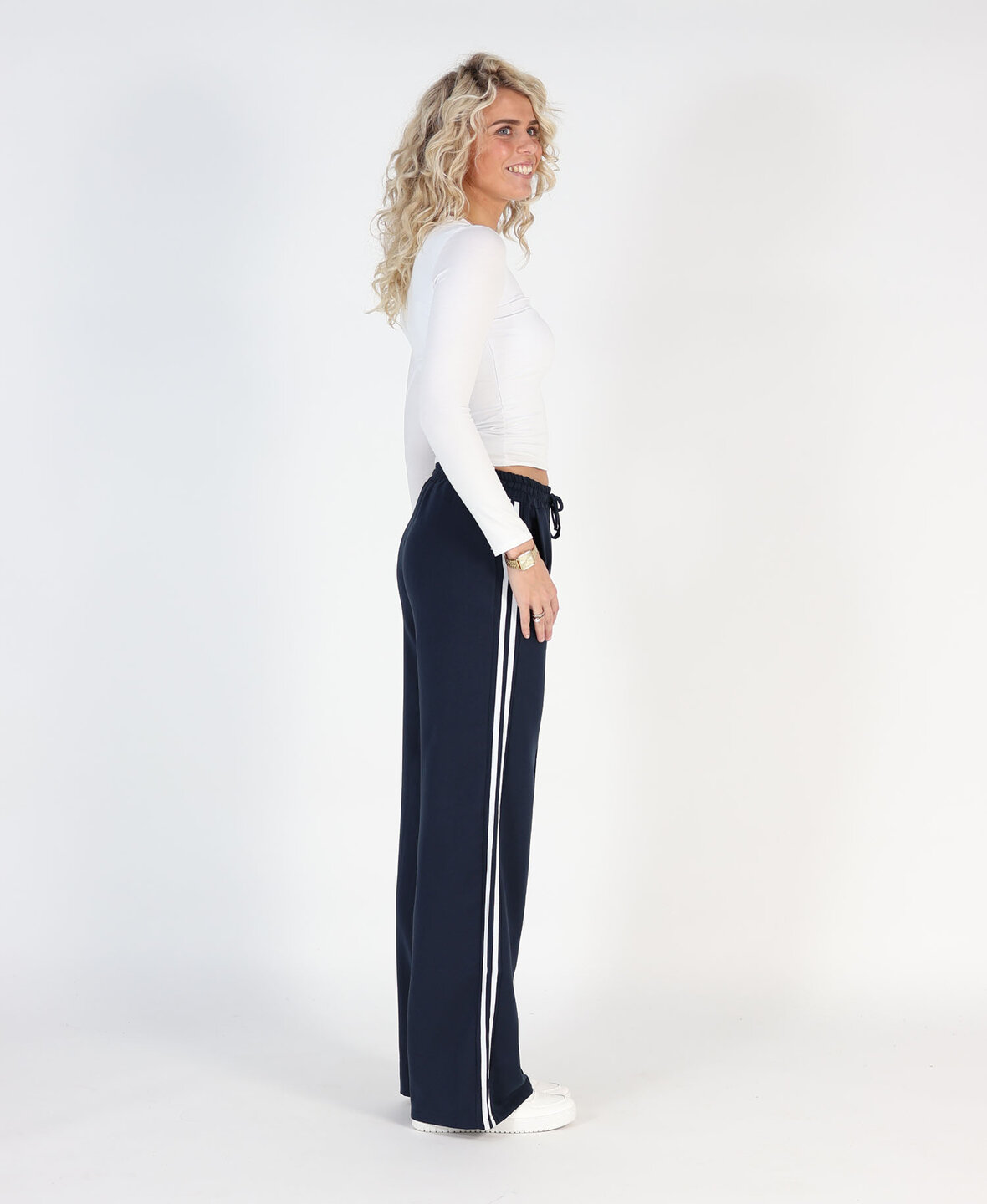 Striped Trackpants Navy Blue (TALL)