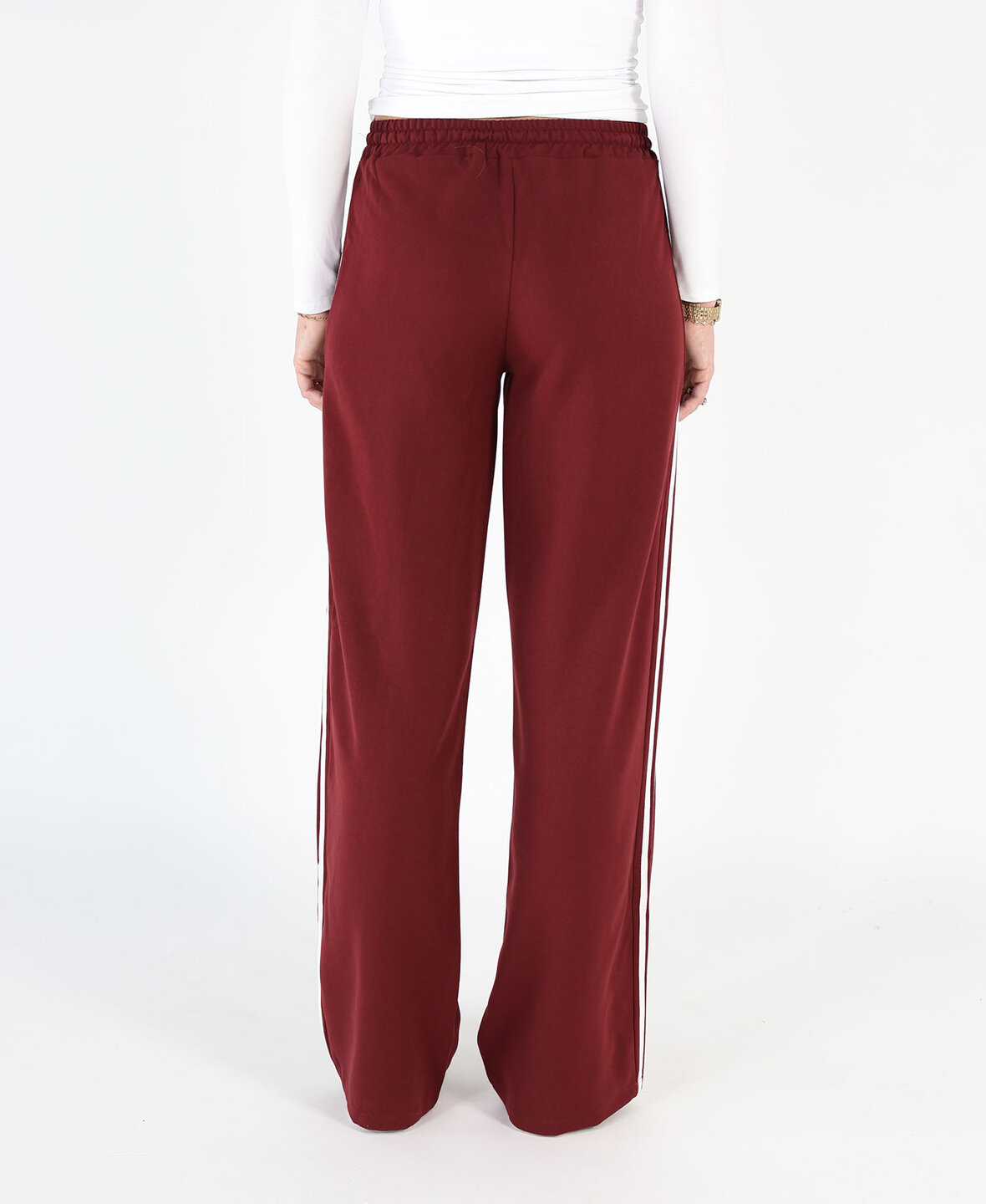 Striped Trackpants Burgundy (TALL)