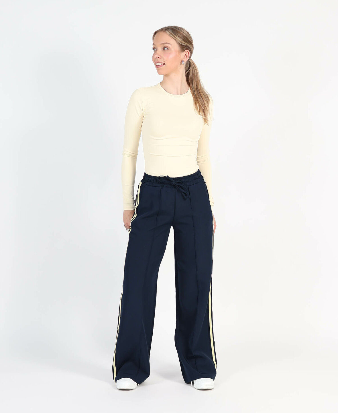 Striped Trackpants Navy Blue/ Yellow (TALL)