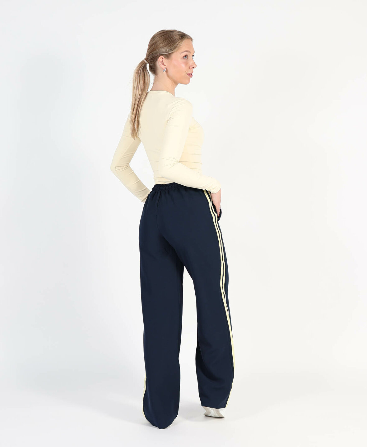 Striped Trackpants Navy Blue/ Yellow (TALL)