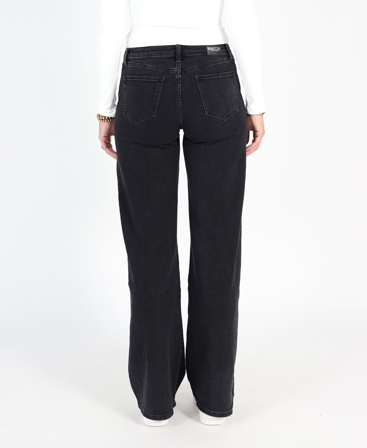 Ultra Wide Leg Jeans 3297-10 Black (TALL)