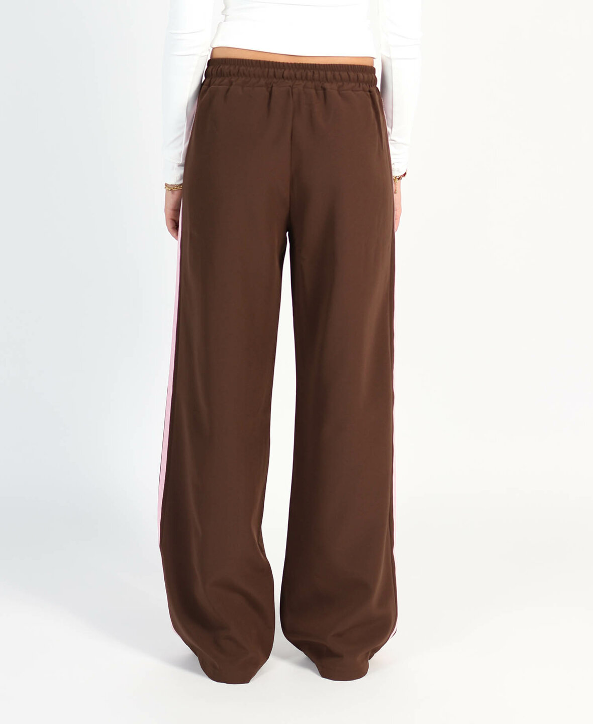 Striped Trackpants Choco/ Pink (REGULAR)