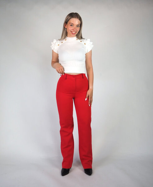 Sanne Pants Red