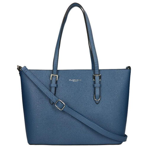 Flora en Co Saffiano Bag Denim Blue 