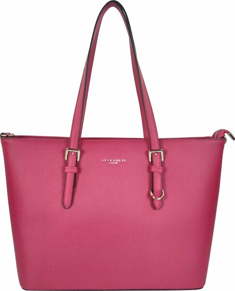 Flora en Co Saffiano Bag Fuchsia 