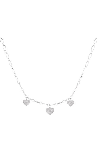 Necklace Triple Love Silver