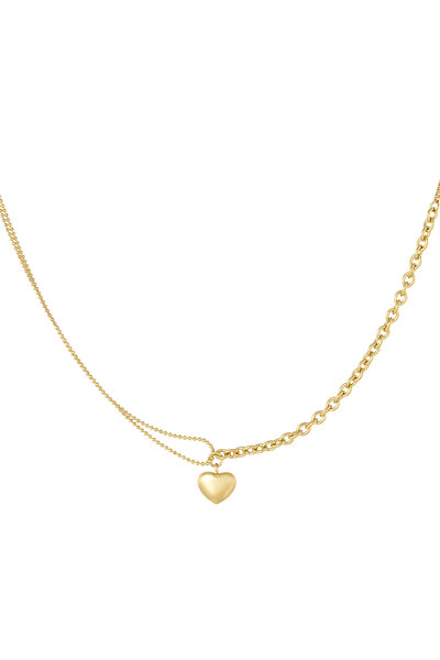 Necklace Heart Gold