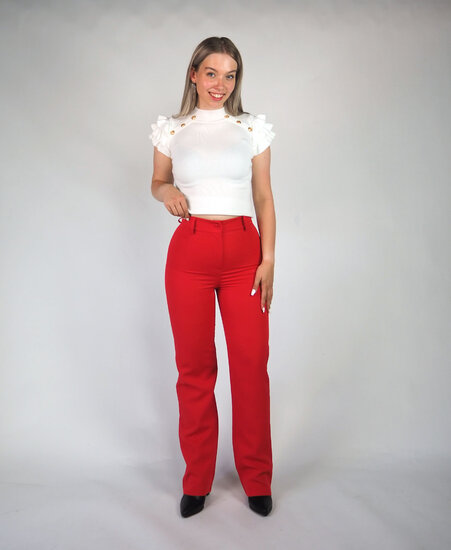 Sanne Pants Red
