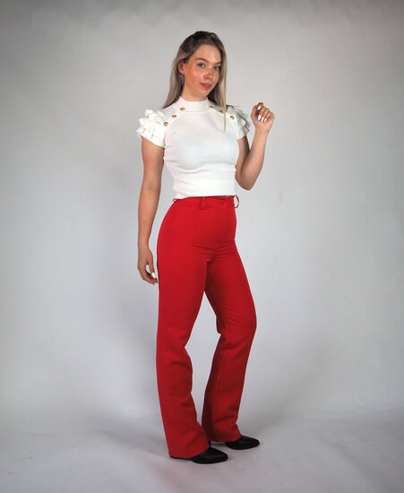 Sanne Pants Red