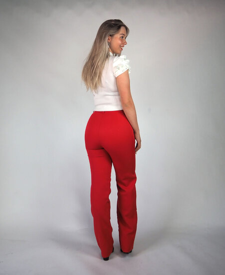 Sanne Pants Red