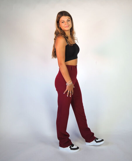 Sanne Pants Bordeau 