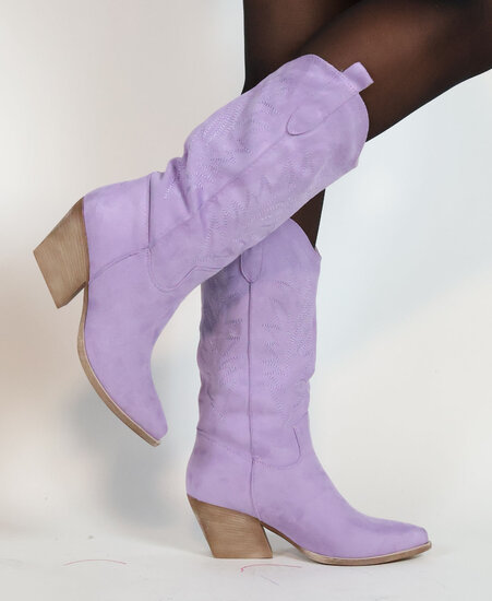 Cowboy Boots Purple