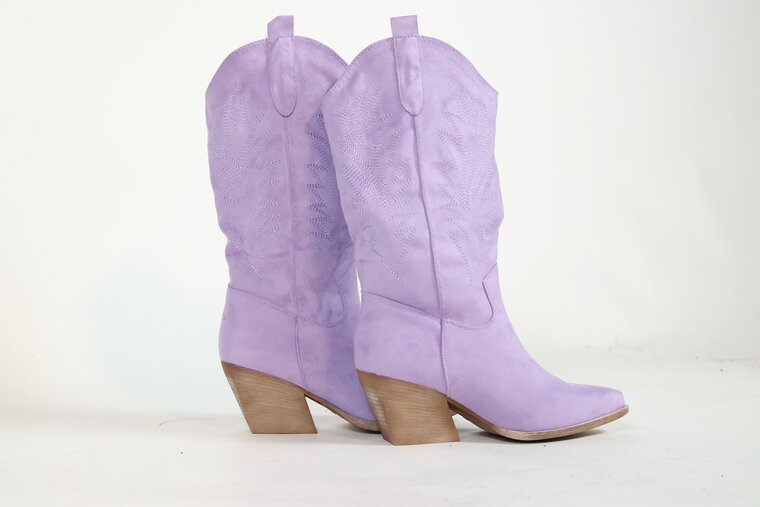 Cowboy Boots Purple