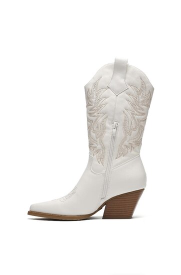 Cowboy Western Boots White
