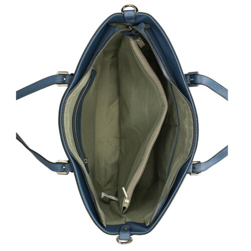Flora en Co Saffiano Bag Denim Blue 
