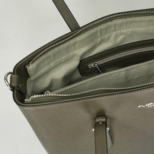 Flora en Co Saffiano Bag Khaki