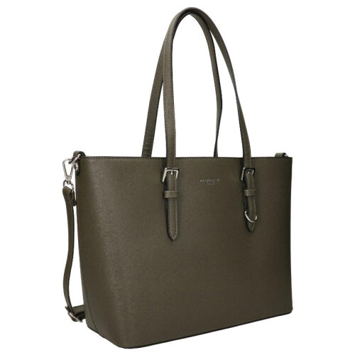 Flora en Co Saffiano Bag Khaki