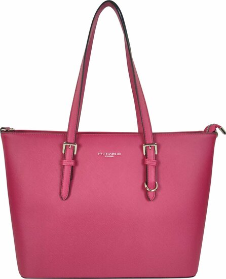 Flora en Co Saffiano Bag Fuchsia 